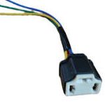 سوکت زغال چراغ سرامیکی -3 فیش پراید